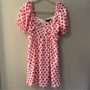 SHEIN & Hello Kitty puff sleeve baby doll dress Small